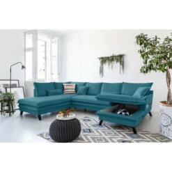 Boho - Canapé D'angle Panoramique XXL - Convertible - Avec Coffre - Gauche -VIDAXL || Songmics Soldes 41585452 4