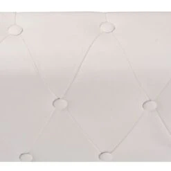 Canapé D'angle Chesterfield 6 Places Cuir Artificiel Blanc VidaXL -VIDAXL || Songmics Soldes 4219412 5