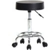 Tabouret Rond Pied Rond Tabouret Noir -VIDAXL || Songmics Soldes 43308366 1