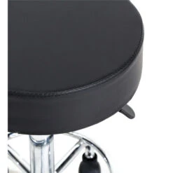 Tabouret Rond Pied Rond Tabouret Noir -VIDAXL || Songmics Soldes 43308366 3