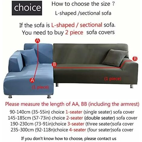 Housse De Canapé D'angle Avec Accoudoirs Housse De Canapé Canapé De Protection Extensible En Forme De L (Canapé D'angle En Forme De L, Veuillez Acheter Deux Pièces)-Gris Foncé Simple 90-140cm 6 Housse De Canapé D'angle Avec Accoudoirs Housse De Canapé Canapé De Protection Extensible En Forme De L (Canapé D'angle En Forme De L, Veuillez Acheter Deux Pièces)-Gris Foncé Simple 90-140cm – Image 4