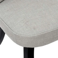 Paris Prix - Fauteuil En Tissu Design Eleonor 68cm Gris & Noir -VIDAXL || Songmics Soldes 45874514 5