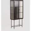 Vitrine En Métal Et Verre Vertal SKLUM Noir -VIDAXL || Songmics Soldes 45892174 1