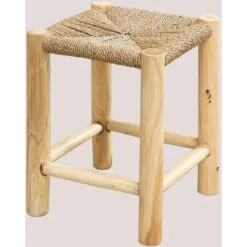 Tabouret Bas En Bois Aysa SKLUM
