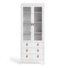 Vitrine Salon 199 Cm Blanc Mat Avec Deux Portes Et Trois Tiroirs Blanc -VIDAXL || Songmics Soldes 49284577 1