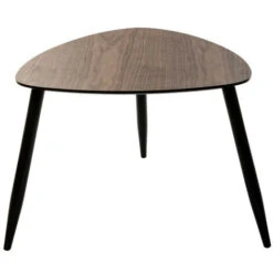 Lot De 2 Tables à  Café Faà§on Noyer Mileo Atmosphera -VIDAXL || Songmics Soldes 49306321 3