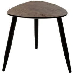Lot De 2 Tables à  Café Faà§on Noyer Mileo Atmosphera -VIDAXL || Songmics Soldes 49306321 4