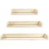 Étagère En Bois Ekby Étagère Murale 3 Pièces Sans Réserve Entretien Facile -VIDAXL || Songmics Soldes 50025331 1