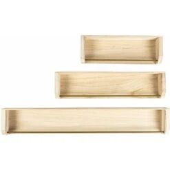 Étagère En Bois Ekby Étagère Murale 3 Pièces Sans Réserve Entretien Facile 11 Étagère En Bois Ekby Étagère Murale 3 Pièces Sans Réserve Entretien Facile -VIDAXL || Songmics Soldes 50025331 5