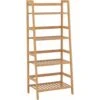 Etagère échelle 4 Niveaux étagères De Rangement En Bambou Bibliothèque étagère Plantes Pour Salle De Bain,Salon, Chambre, Cuisine 48x32x116cm Naturel 1 Etagère échelle 4 Niveaux étagères De Rangement En Bambou Bibliothèque étagère Plantes Pour Salle De Bain,Salon, Chambre, Cuisine 48x32x116cm Naturel -VIDAXL || Songmics Soldes 50256285 1