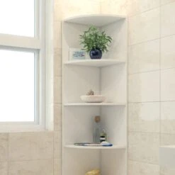 Étagère D’angle „Ecki“ Blanc Avec 5 Compartiments Vicco 10 Étagère D’angle „Ecki“ Blanc Avec 5 Compartiments Vicco -VIDAXL || Songmics Soldes 52050735 4