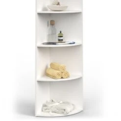 Étagère D’angle „Ecki“ Blanc Avec 5 Compartiments Vicco 11 Étagère D’angle „Ecki“ Blanc Avec 5 Compartiments Vicco -VIDAXL || Songmics Soldes 52050735 5