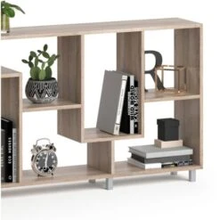 Séparateur De Pièce „Noa“ Chêne Clair Vicco -VIDAXL || Songmics Soldes 52777059 5