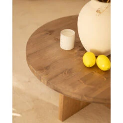 Table Basse Tokyo I Vieillie Ø60cm -VIDAXL || Songmics Soldes 53823536 4