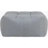 Icon Pouf Repose-Pieds En Similicuir Lucia, Poufs De Salon, Gris -VIDAXL || Songmics Soldes 54655586 1