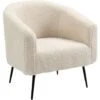 Fauteuil De Salon Scandinave Design Pieds Metal Laine -VIDAXL || Songmics Soldes 54718506 1