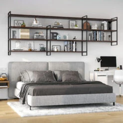 Emuca Structure Pour étagère Lader, Hauteur 830 Mm, Acier, Peinture Noire. 11 Emuca Structure Pour étagère Lader, Hauteur 830 Mm, Acier, Peinture Noire. -VIDAXL || Songmics Soldes 54869317 5