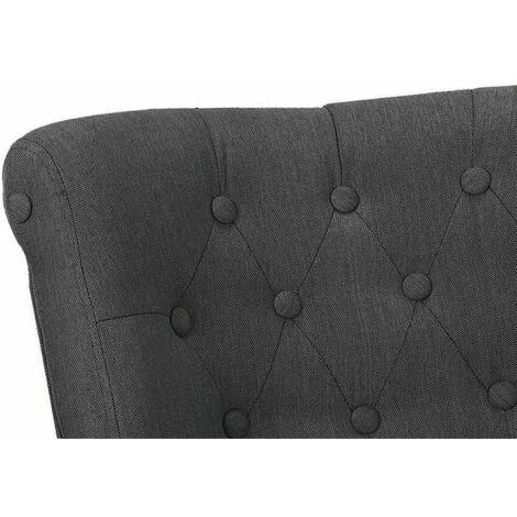 Nova Fauteuil De Style Français En Tissu Avec Un Tchernnial Matelassé Gris Chaise En Style Français Gris Tissu 5 Nova Fauteuil De Style Français En Tissu Avec Un Tchernnial Matelassé Gris Chaise En Style Français Gris Tissu – Image 3