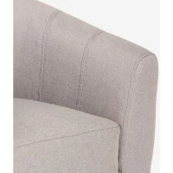 Fauteuil Club Enveloppant Salon Design Bureau Salle D’attente Seashell Class Couleur: Gris Foncé -VIDAXL || Songmics Soldes 57105431 5