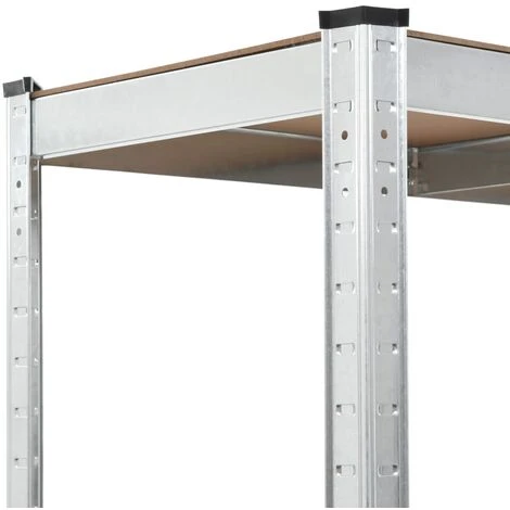 Nova Étagère D'entrepôt De Stockage En Acier Et MDF 90x45x180 Cm Divers Pièces Étagère De Rangement Robuste 6 Nova Étagère D'entrepôt De Stockage En Acier Et MDF 90x45x180 Cm Divers Pièces Étagère De Rangement Robuste – Image 4