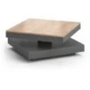 Table Basse „Elias Goldkraft/Anthracite Pivotante xc3xa0 360xc2xb0 Vicco -VIDAXL || Songmics Soldes 59174965 1