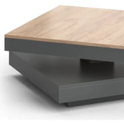 Table Basse „Elias Goldkraft/Anthracite Pivotante xc3xa0 360xc2xb0 Vicco -VIDAXL || Songmics Soldes 59174965 5