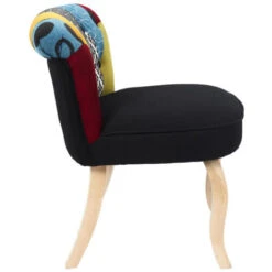 Paris Prix - Fauteuil Patchwork Design Eleonor 68cm Multicolore -VIDAXL || Songmics Soldes 59406829 3