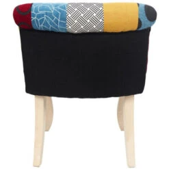 Paris Prix - Fauteuil Patchwork Design Eleonor 68cm Multicolore -VIDAXL || Songmics Soldes 59406829 4