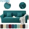 Housse De Canapé 2 Place Élastique Extensible Épais Doux Fit Cyan 145-185cm FUIENKO -VIDAXL || Songmics Soldes 59801262 1