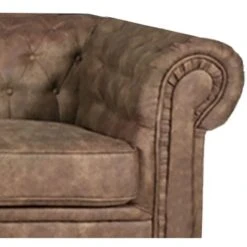 Canapé CHESTERFIELD 2 Places / Marron Vieilli/ 183x85x72 8 Canapé CHESTERFIELD 2 Places / Marron Vieilli/ 183x85x72 -VIDAXL || Songmics Soldes 60079211 3