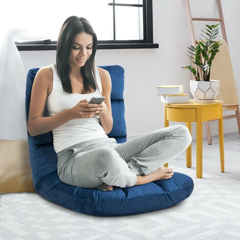 Fauteuil Convertible NAWEL Bleu Roi 4 Fauteuil Convertible NAWEL Bleu Roi – Image 2