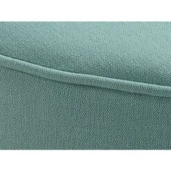 Petit Fauteuil Crapaud SAVEA En Tissu - Vert D'eau -VIDAXL || Songmics Soldes 61453502 4