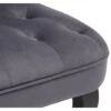 Fauteuil Crapaud MELOSIA - Velours Gris -VIDAXL || Songmics Soldes 63154177 1
