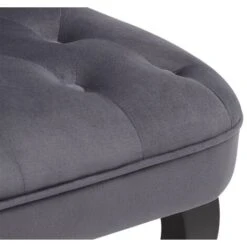 Fauteuil Crapaud MELOSIA - Velours Gris