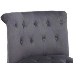 Fauteuil Crapaud MELOSIA - Velours Gris 9 Fauteuil Crapaud MELOSIA - Velours Gris -VIDAXL || Songmics Soldes 63154177 3