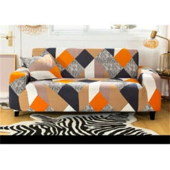 Housse De Canapé Avec Accoudoirs Protecteur Canapé Extensible 3 Places 190-230cm FUIENKO -VIDAXL || Songmics Soldes 64473010 4