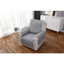 Déstockage Housse Fauteuil Relax 1 Place, Housse De Canapé Protecteur Inclinable Imperméable Pour Chambre （Gris 55×200） -VIDAXL || Songmics Soldes 64554921 3