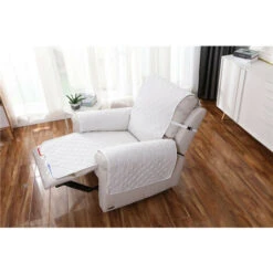 Déstockage Housse Fauteuil Relax 1 Place, Housse De Canapé Protecteur Inclinable Imperméable Pour Chambre （Beige 55×200） -VIDAXL || Songmics Soldes 64554995 4