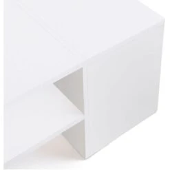 Table Basse Bar Contemporaine IZIA Avec Coffre Blanc -VIDAXL || Songmics Soldes 66411215 5