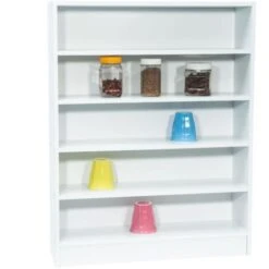 Meuble Rayonnage Blanc 5 étagères Werkapro -VIDAXL || Songmics Soldes 67072229 3