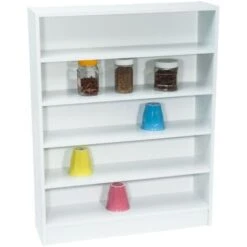 Meuble Rayonnage Blanc 5 étagères Werkapro -VIDAXL || Songmics Soldes 67072229 4