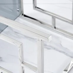 Lot De 3 Table Basse , Rangement Emboîtable Table De, Gris Verre Trempé Transparent, Carré, Jambe En Acier Inoxydable, Trois Tailles 11 Lot De 3 Table Basse , Rangement Emboîtable Table De, Gris Verre Trempé Transparent, Carré, Jambe En Acier Inoxydable, Trois Tailles -VIDAXL || Songmics Soldes 67299111 5