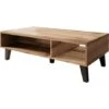 Table Basse NORD Chêne Wotan + Anthracite -VIDAXL || Songmics Soldes 68487577 1