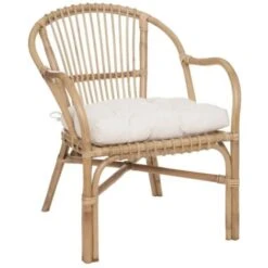 ATMOSPHERA Fauteuil Design En Rotin Neta 77cm Naturel