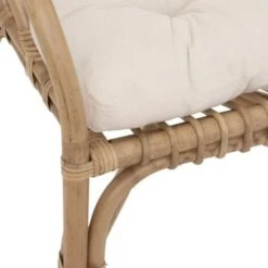 ATMOSPHERA Fauteuil Design En Rotin Neta 77cm Naturel -VIDAXL || Songmics Soldes 71188026 3