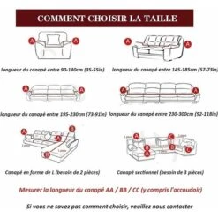 Housse De Canapé D'angle En Forme De L Avec Housse élastique Pour Canapé 1/2/3/4 Places (Le Canapé D'angle En L Doit En Acheter Deux) (Color : A, Size : 2 Places(145-185cm)) 9 Housse De Canapé D'angle En Forme De L Avec Housse élastique Pour Canapé 1/2/3/4 Places (Le Canapé D'angle En L Doit En Acheter Deux) (Color : A, Size : 2 Places(145-185cm)) -VIDAXL || Songmics Soldes 71329775 3