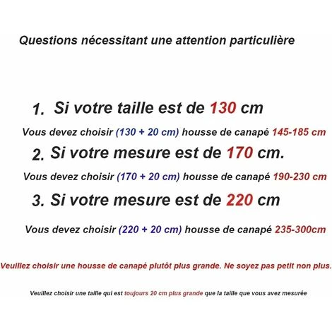 Housse De Canapé D'angle En Forme De L Avec Housse élastique Pour Canapé 1/2/3/4 Places (Le Canapé D'angle En L Doit En Acheter Deux) (Color : A, Size : 2 Places(145-185cm)) 6 Housse De Canapé D'angle En Forme De L Avec Housse élastique Pour Canapé 1/2/3/4 Places (Le Canapé D'angle En L Doit En Acheter Deux) (Color : A, Size : 2 Places(145-185cm)) – Image 4