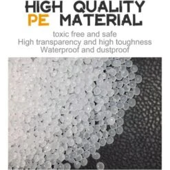 Lot De 2 Housses De Protection En Plastique Transparent Pour Canapé - Imperméable - 2 X 3 M -VIDAXL || Songmics Soldes 71330146 4