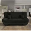 NIYO - Canapé 3 Places Convertible En Tissu Noir -VIDAXL || Songmics Soldes 71784049 1