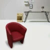 Dmora Fauteuil Avec Revêtement En éco-cuir, Couleur Rouge, 65 X 78 X 60 Cm -VIDAXL || Songmics Soldes 72530237 1